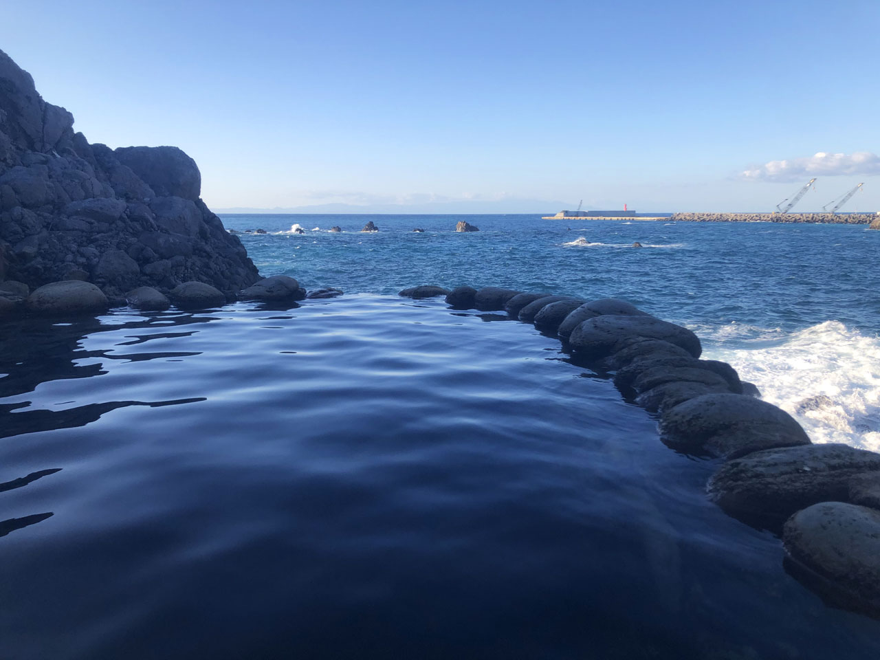 湯の浜 露天温泉 新島 式根島 観光マップ